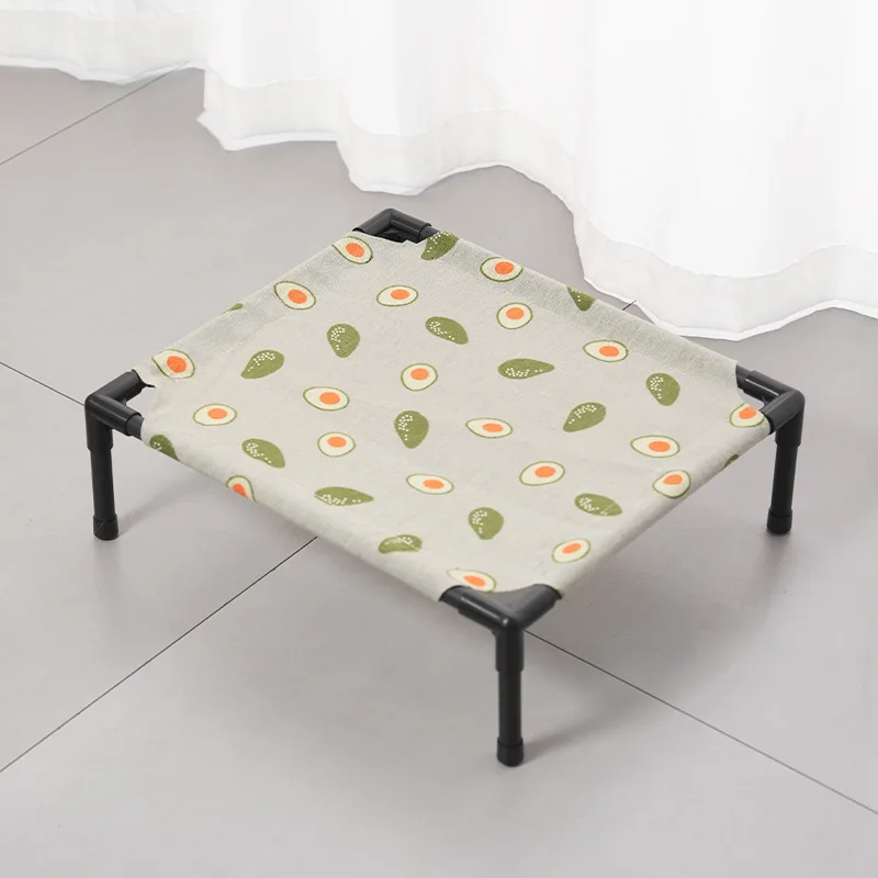 Cama elevada transpirable para gatos – Casa de campaña con cesta lavable - imagen 3