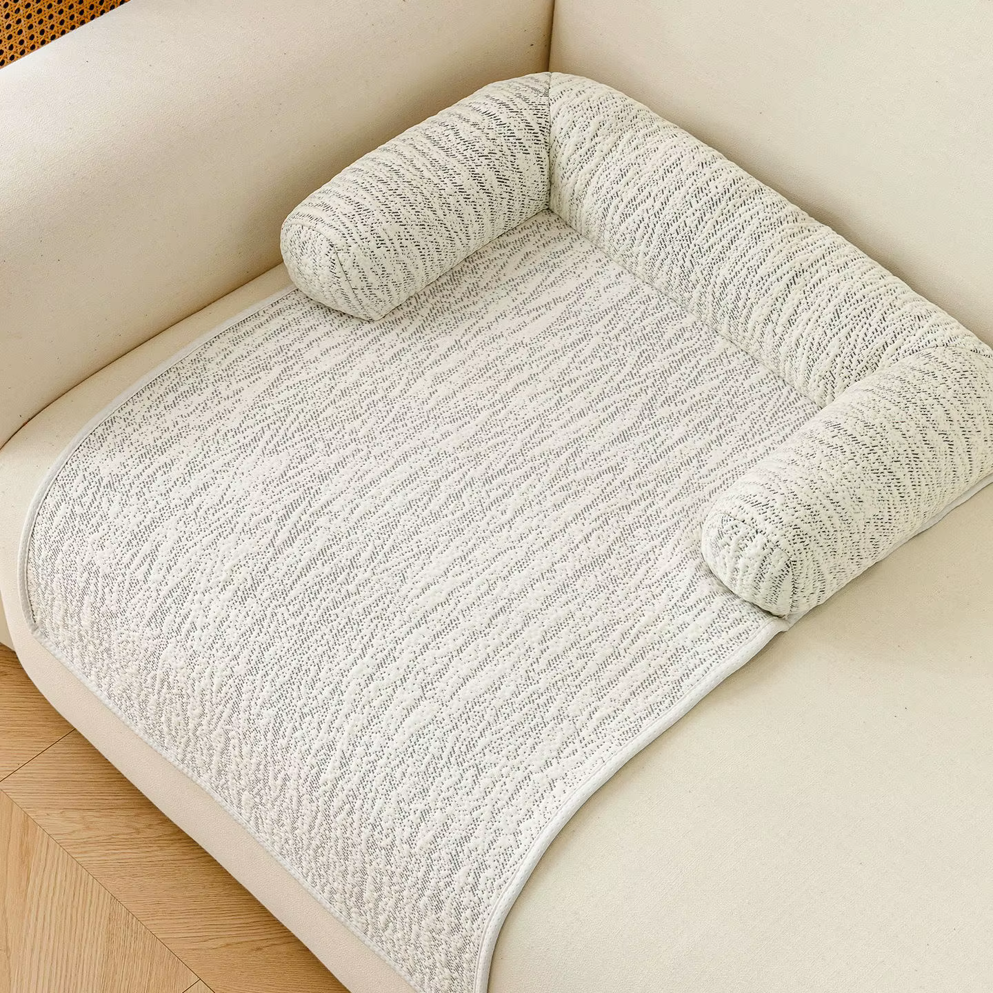 Cama sofá plegable antideslizante de verano para perros y gatos