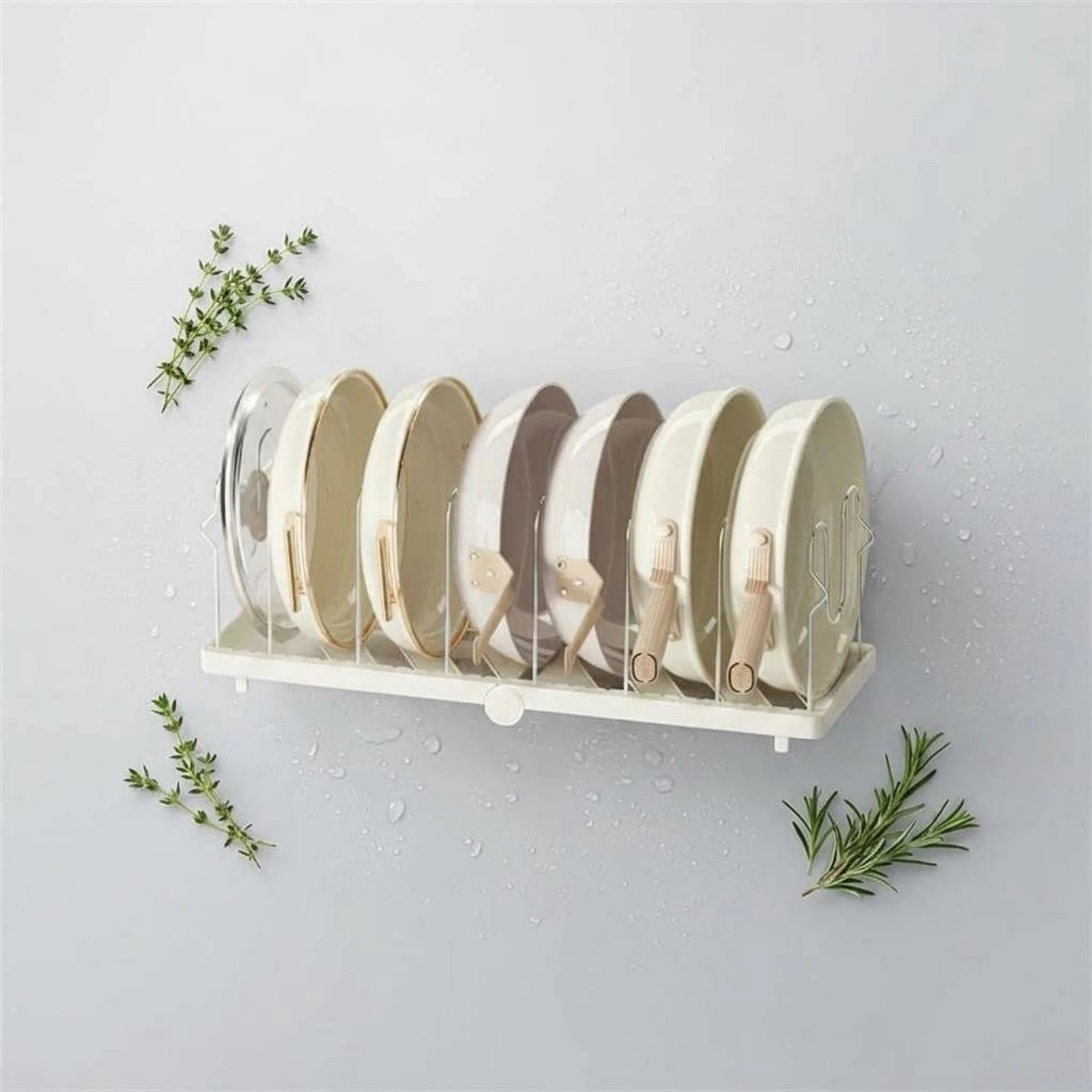 Estante plegable organizador para utensilios de gatos y perros - imagen 2