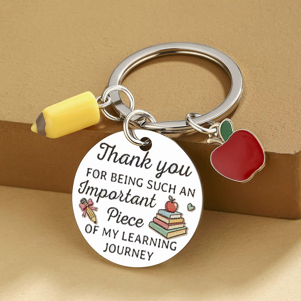 Llavero de agradecimiento para maestros, regalo divertido - imagen 5