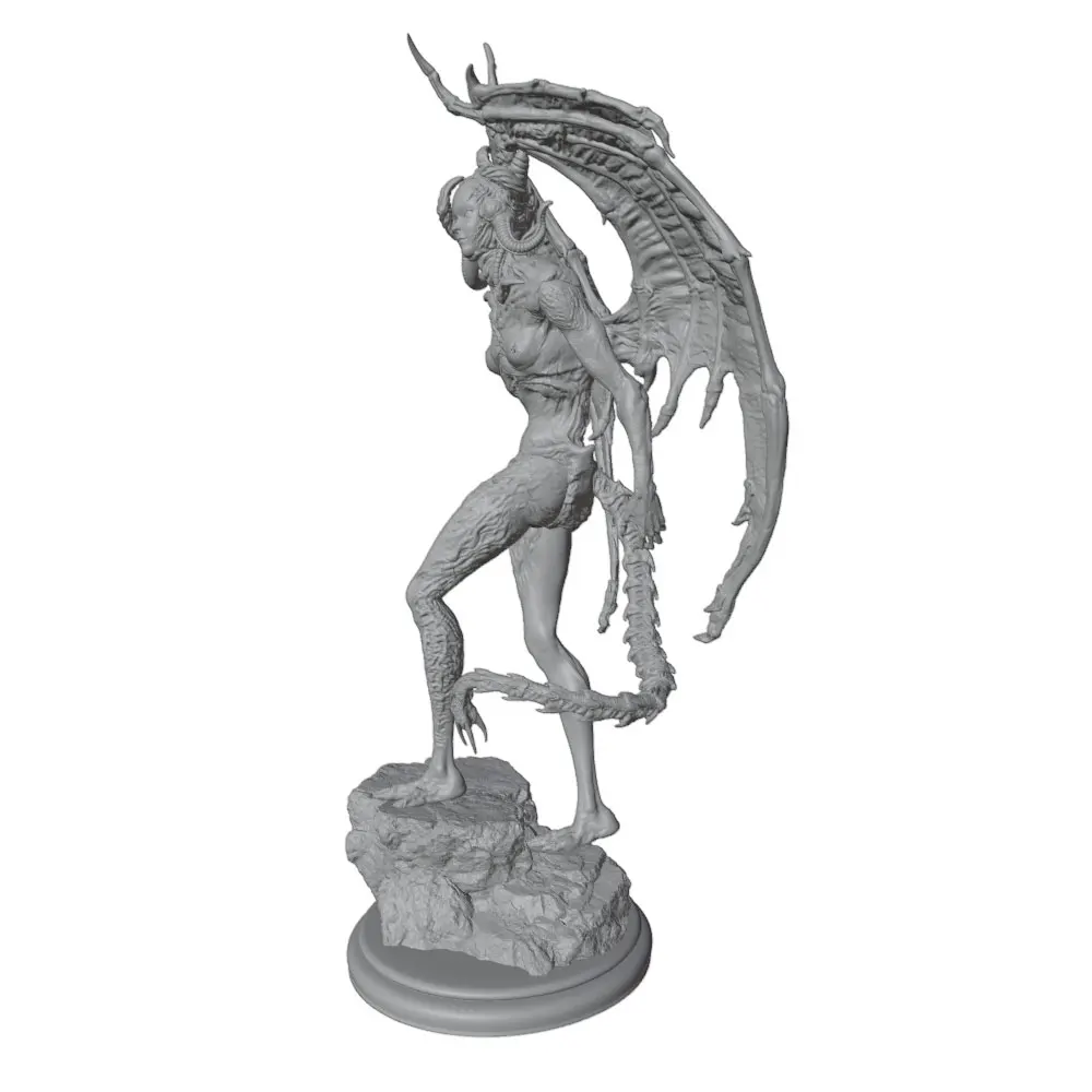 Figura de anime en miniatura sin montar ni pintar - imagen 2