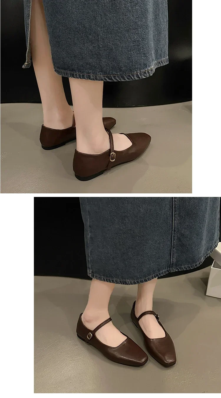Zapatos Mary Jane en perspectiva superior
