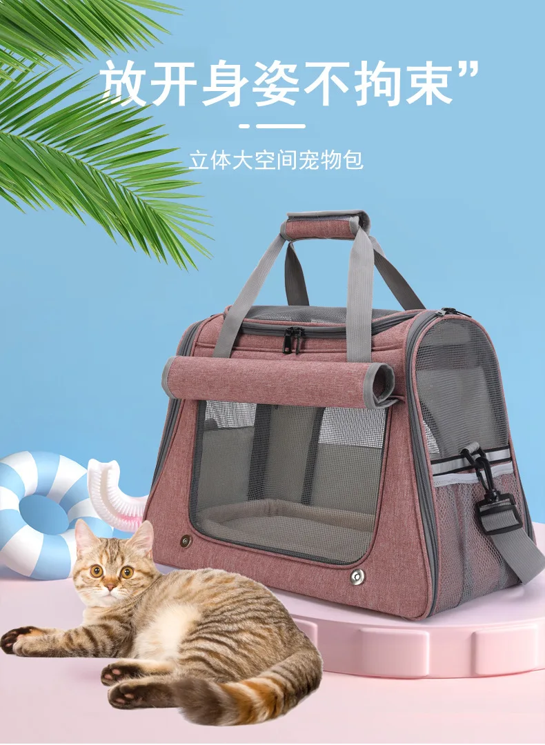 Jaula portátil para gatos, fácil de transportar