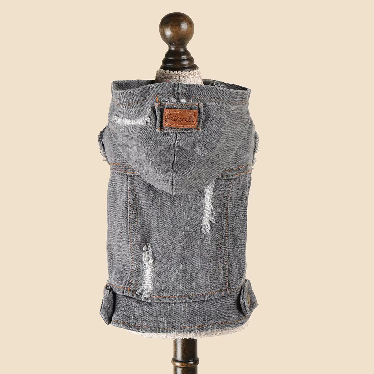 Chaleco Vaquero para Gatos y Perros – Chaqueta Abrigadora Otoño Primavera - imagen 4