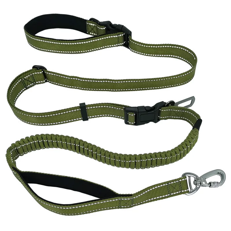 Correa multifunción ajustable para perros – Paseo, senderismo y coche - imagen 3