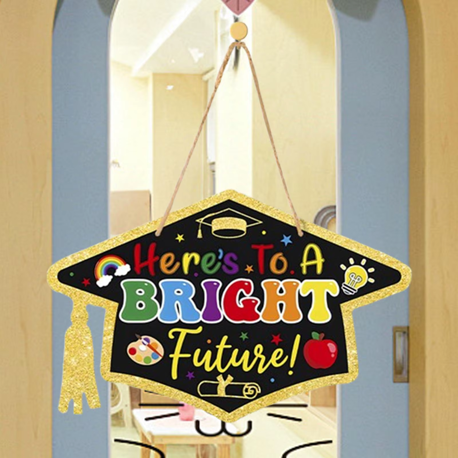 Letrero de Madera para Foto de Graduación Infantil - imagen 4