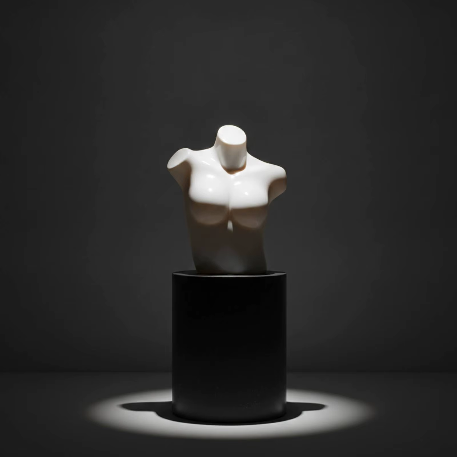 Maniquí exhibición para collares de gato y perro con base resistente - imagen 3