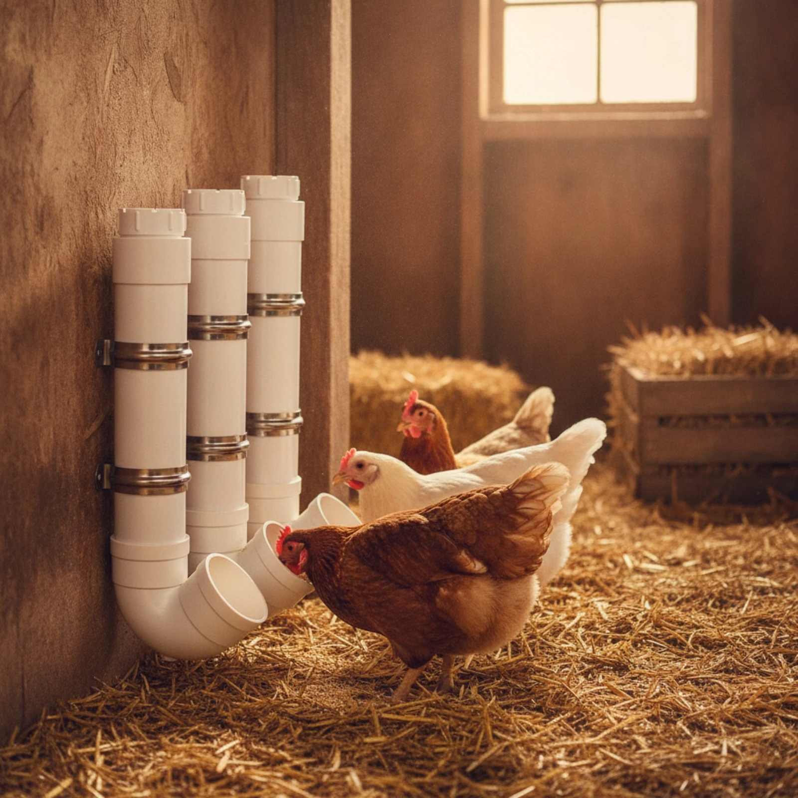 Bebedero automático para pollos de patio – Gran capacidad y fácil instalación - imagen 3