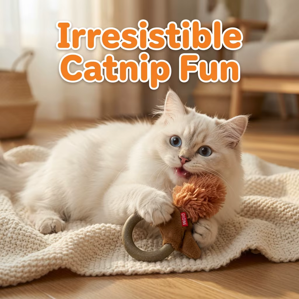 Juguetes resistentes para gato con hierba gatera y limpieza dental - imagen 2