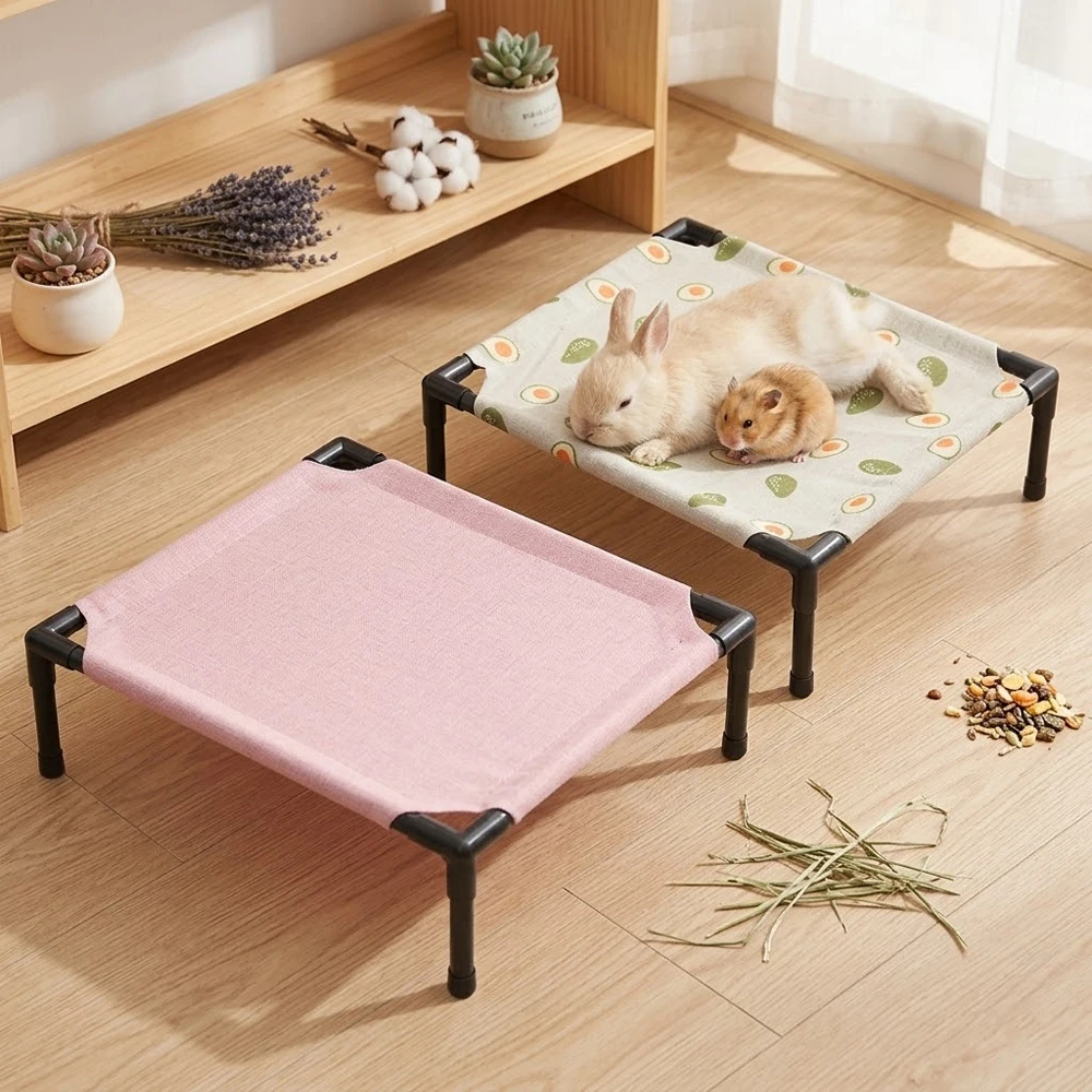 Cama elevada lavable con colchoneta fresca para gatos y perros - imagen 5