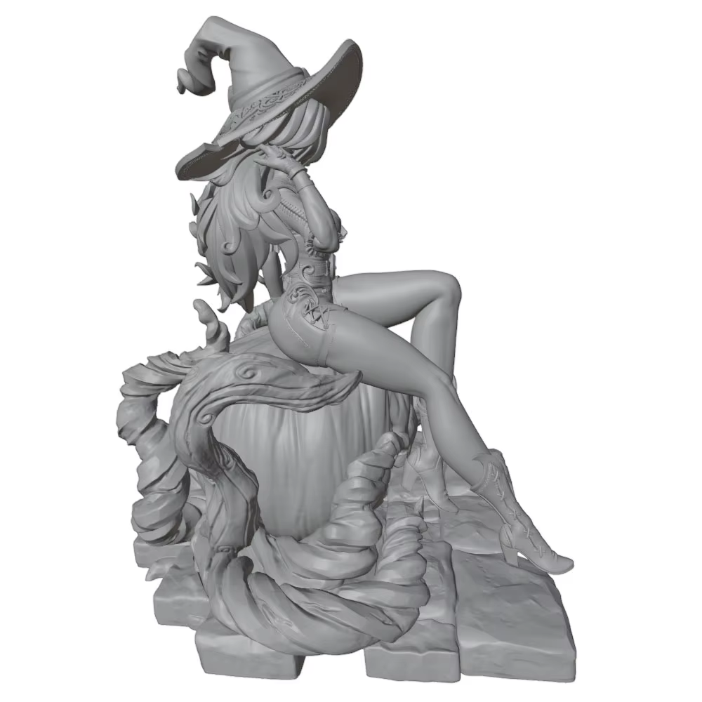 Kit figura anime 1/24 75mm impreso 3D para montar y pintar