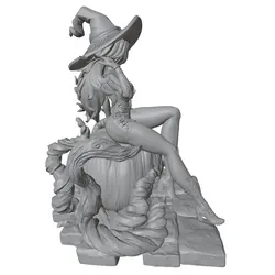 Kit figura anime 1/24 75mm impreso 3D para montar y pintar
