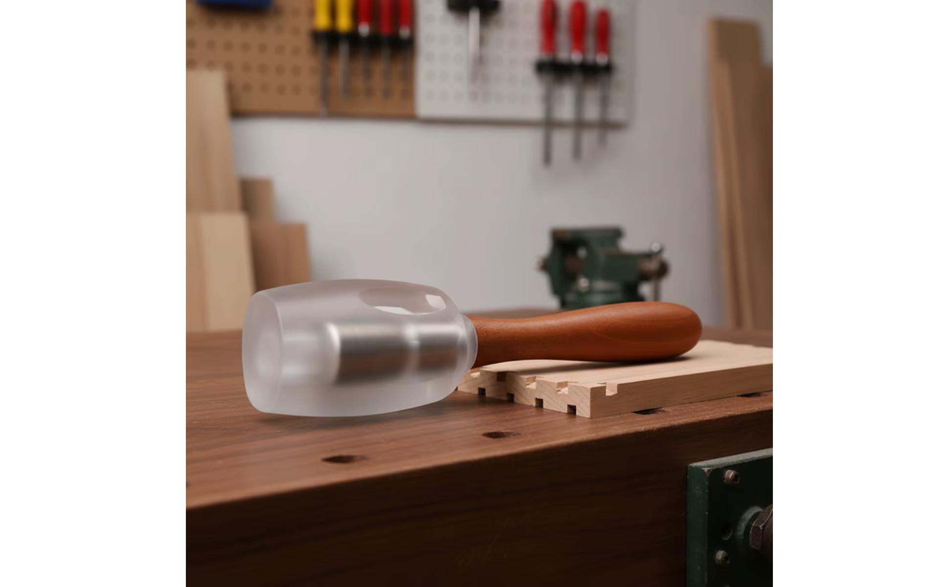 Martillo de policarbonato para carpintería y montaje de muebles