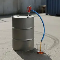 Bomba extractora de aceite reversible para taladro