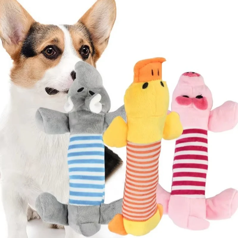 Juguetes de peluche con sonido para perros y gatos, animales suaves - imagen 5