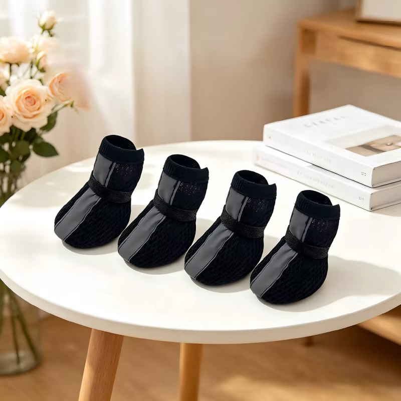 Botines antideslizantes transpirables para perro con tira reflectante - imagen 2