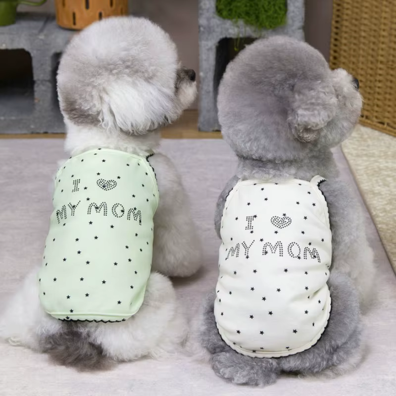 Chaleco de verano sin mangas con encaje para perros pequeños y gatos - imagen 3