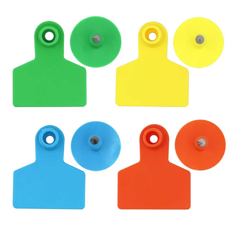 Etiqueta TPU en colores para ganado