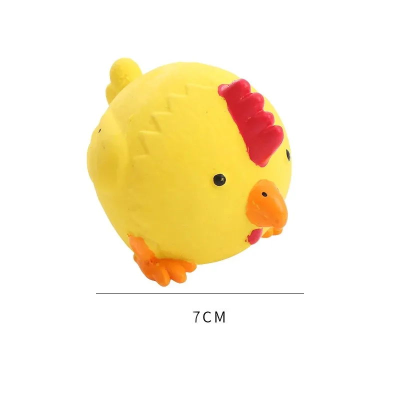 Gallina de látex sonoro