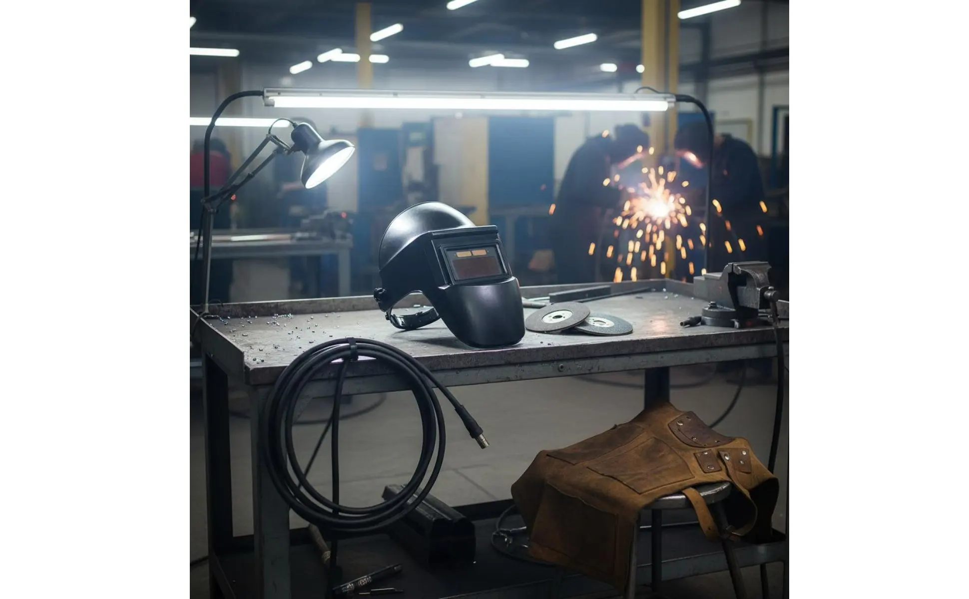 Lente con oscurecimiento automático durante la soldadura