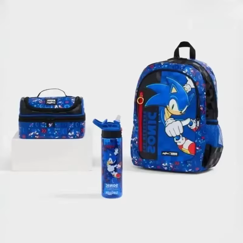 Mochila para mascotas con lonchera, azul de ocio - imagen 3