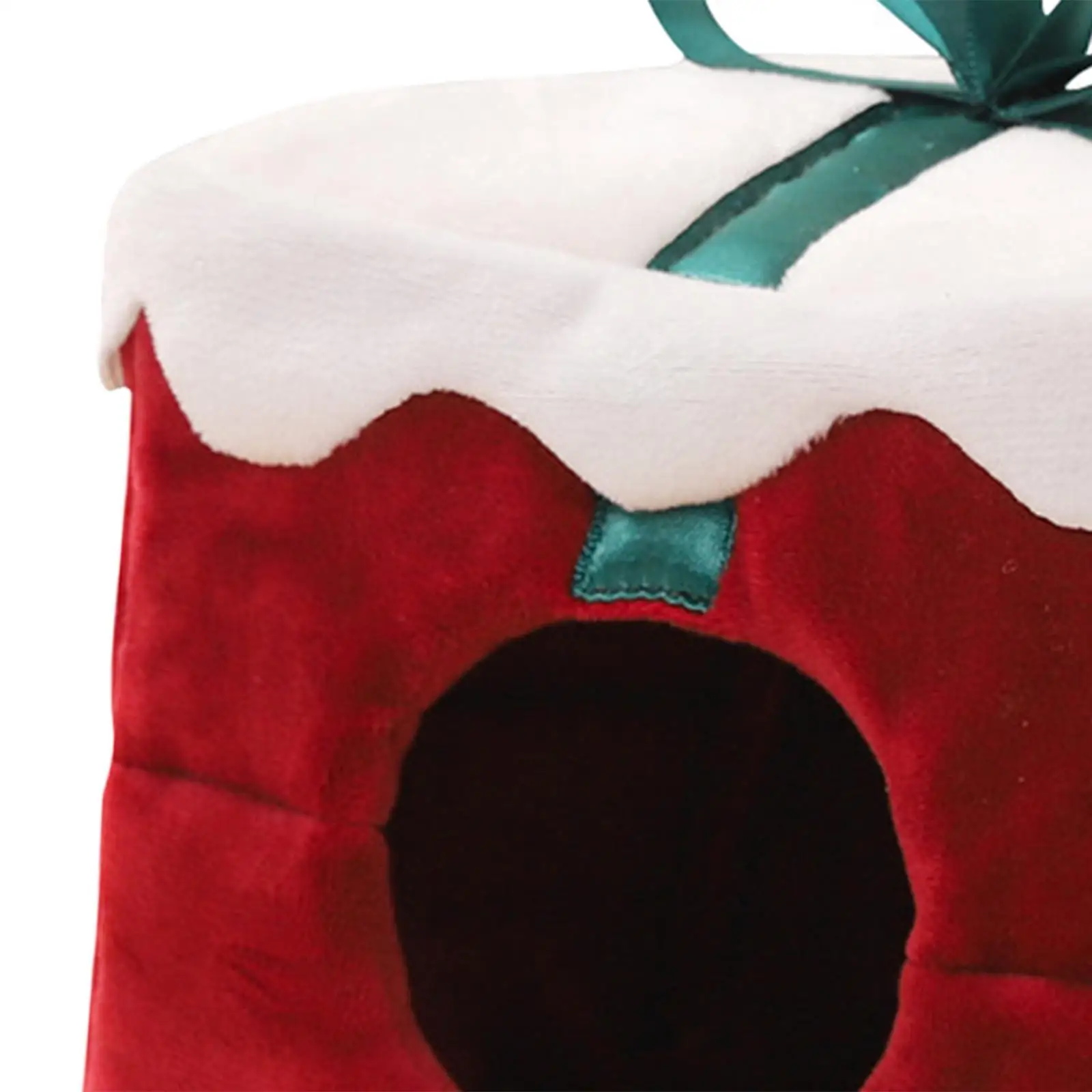 Guinea Pig Bed House Christmas Hamster Nest Cozy Small Animals Cage Supply Hamster Bed Small Animal Christmas Nest for Ferret