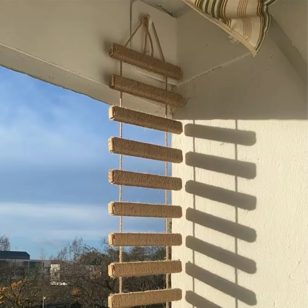 Detalle de superficie rascadora de sisal