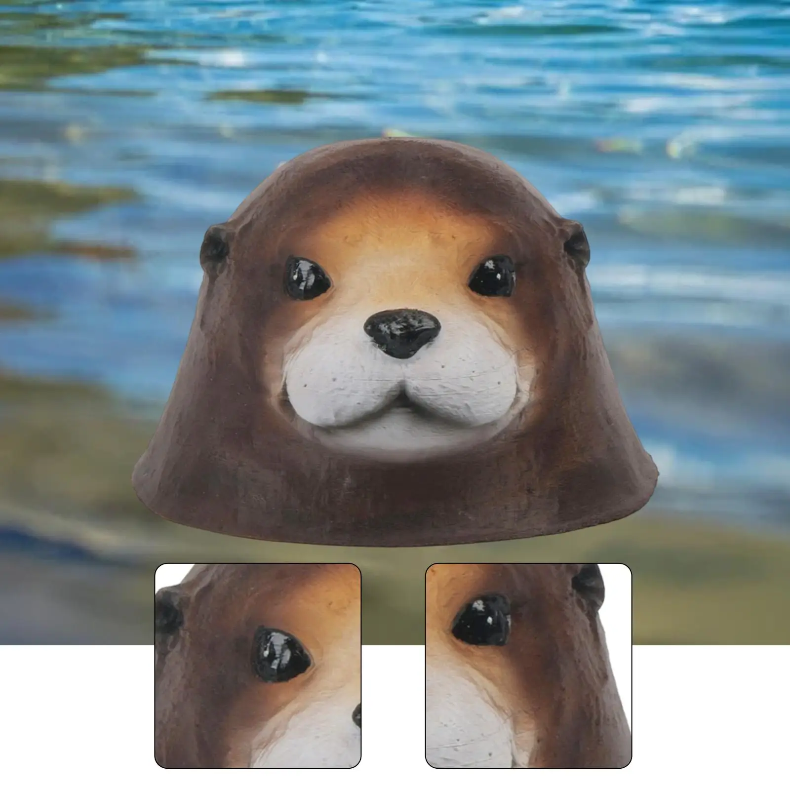 Dimensiones de la figura de cabeza de foca
