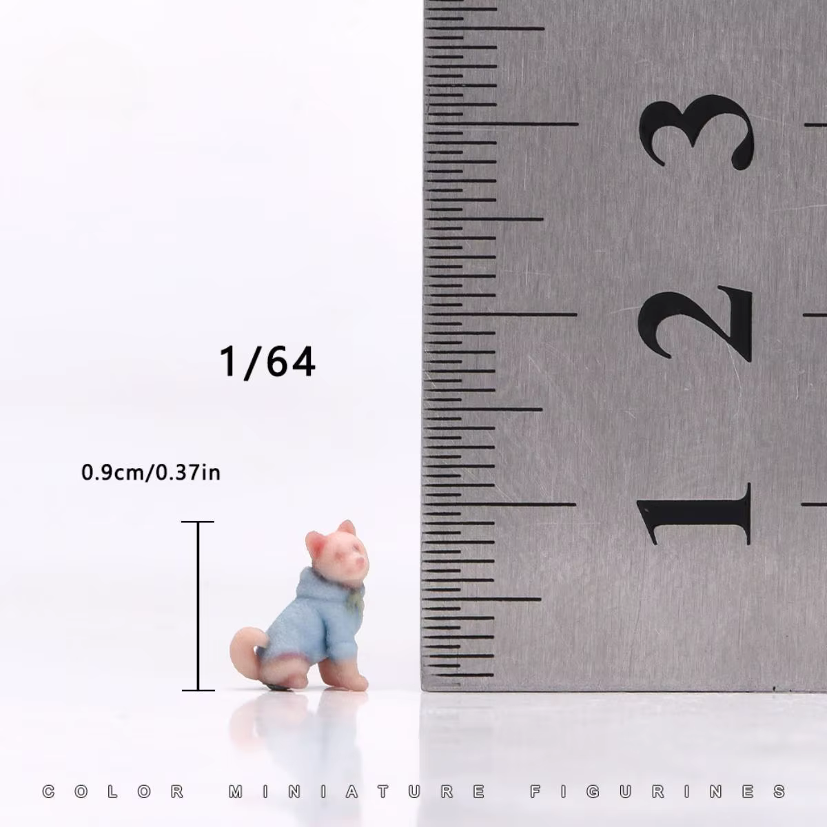 Figura de Perro en Miniatura de Resina – Decoración y Dioramas 1:64 - imagen 4
