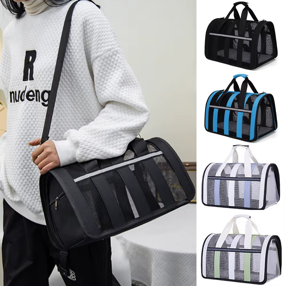 Transportín transpirable para gatos y perros pequeños – Bolsa de exterior verano - imagen 5