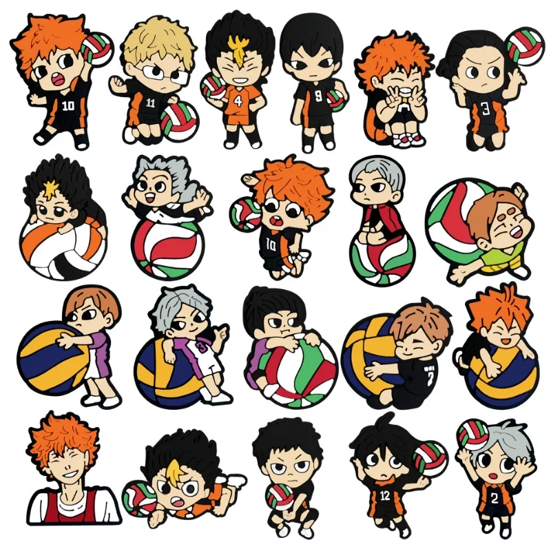 Set de accesorios PVC para zapatos Haikyuu Hinata: decoración DIY - imagen 4