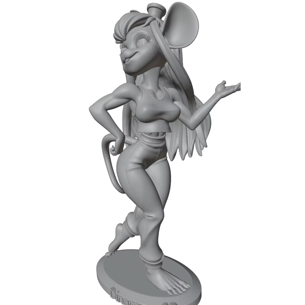 Figura miniatura de anime 3D para pintar y montar – Modelo DIY - imagen 2