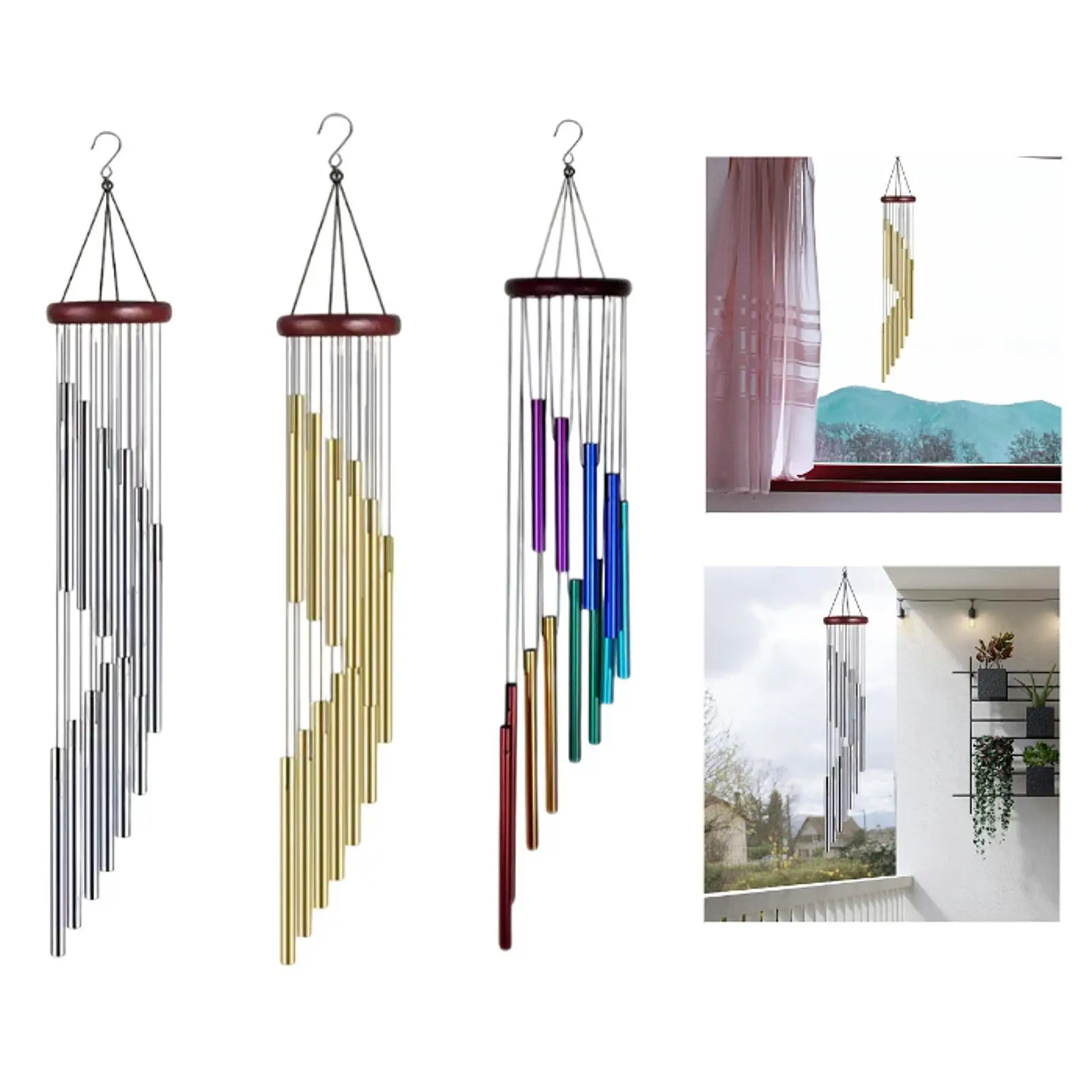 Campana de Viento Moderna Resistente para Jardín Interior y Exterior - imagen 5