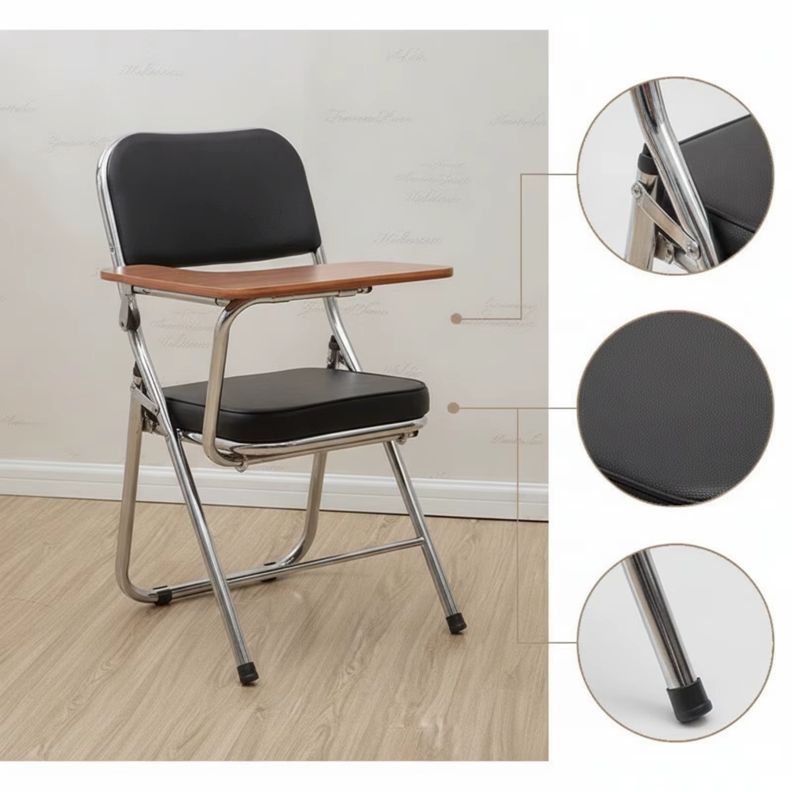 Silla plegable con escritorio portátil para gatos y perros - imagen 2