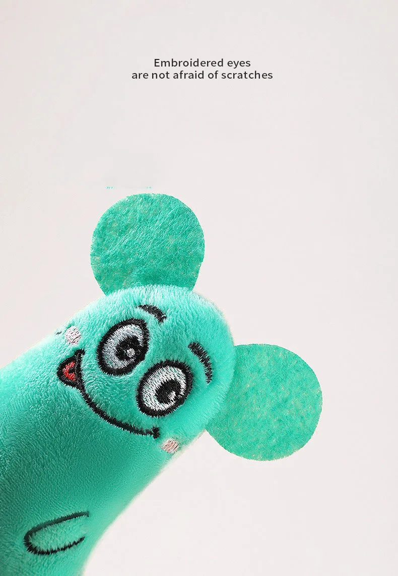 Juguete ratón peluche gatos - imagen 3