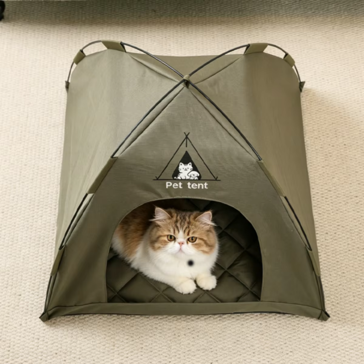 Casa plegable y tienda para gatos, perros: nido cálido portátil - imagen 2