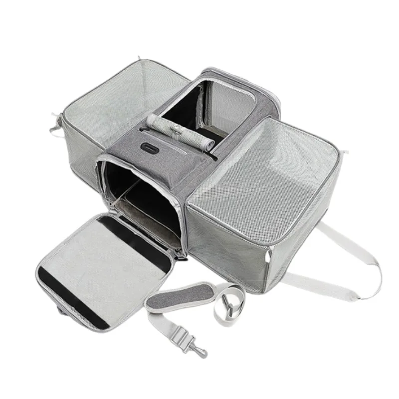 Bolsa de transporte para gatos y perros pequeños, expandible - imagen 4