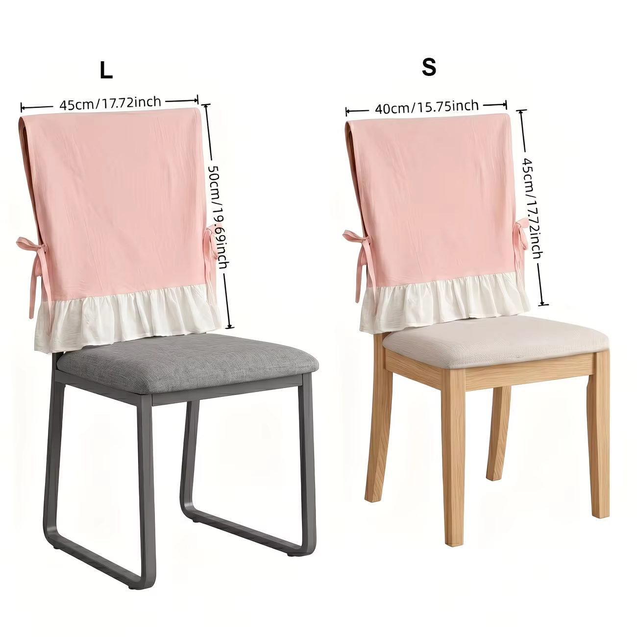 Funda de silla elástica blanca con encaje – Banquetes y bodas - imagen 5