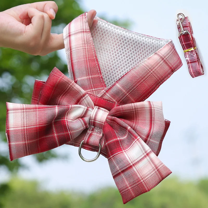 Vestido para perros con arnés integrado