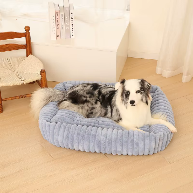Cama ortopédica de felpa para perros – colchón alta resiliencia - imagen 3