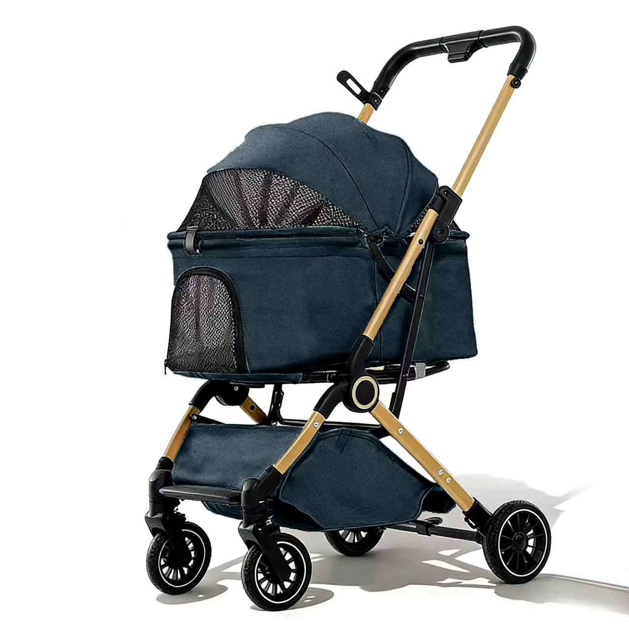 Carrito Plegable para Perros y Gatos – Transporte Seguro - imagen 5