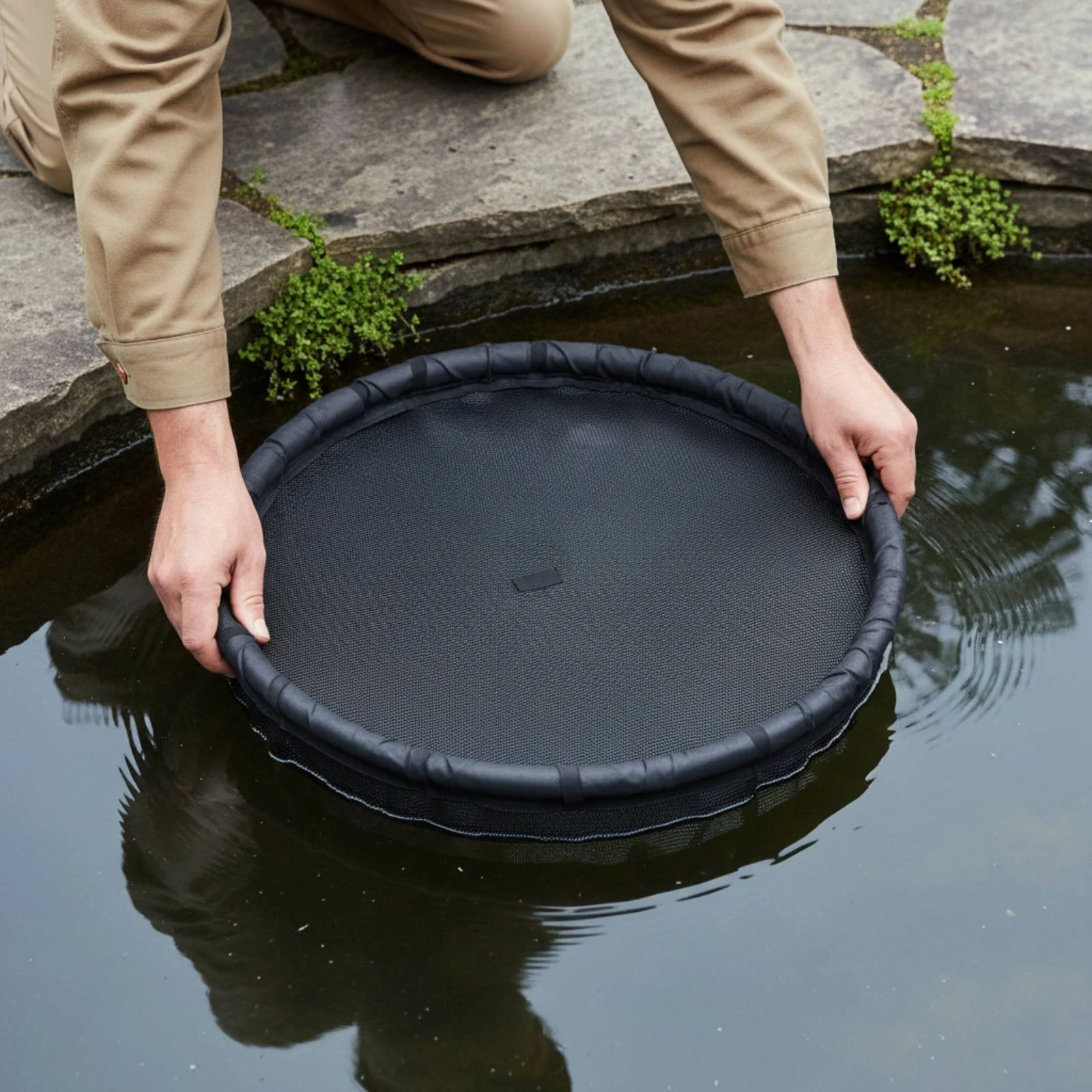 Red de protección flotante para plantas con borde acolchado - imagen 4