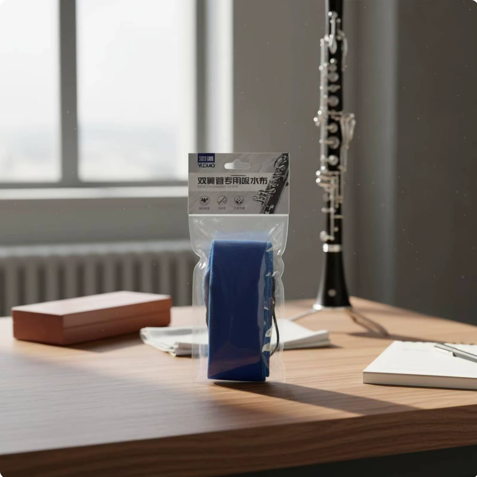 Paño absorbente de franela para oboe – Limpieza reutilizable - imagen 2