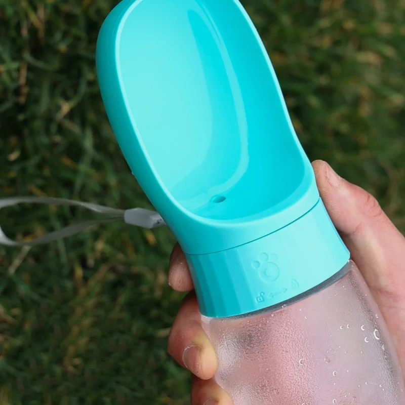 Botella de agua portátil para perros grandes y gatos – Tazón bebedero para viajes - imagen 3