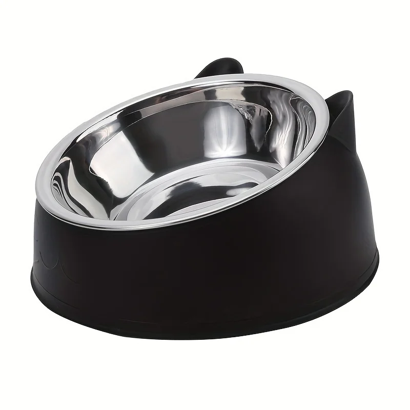 Comedero antideslizante de acero inoxidable para gatos y perros - imagen 5