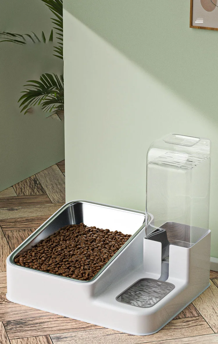 Tazón de acero inoxidable para comida y agua