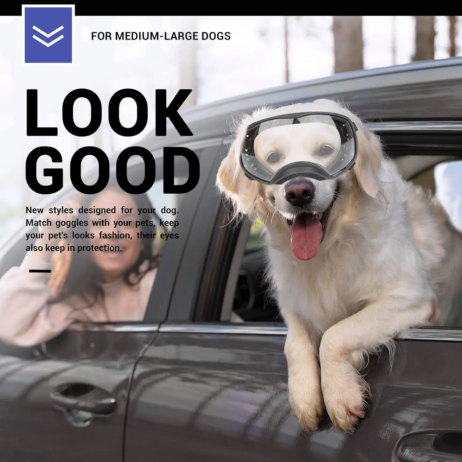Gafas para exteriores a prueba de niebla