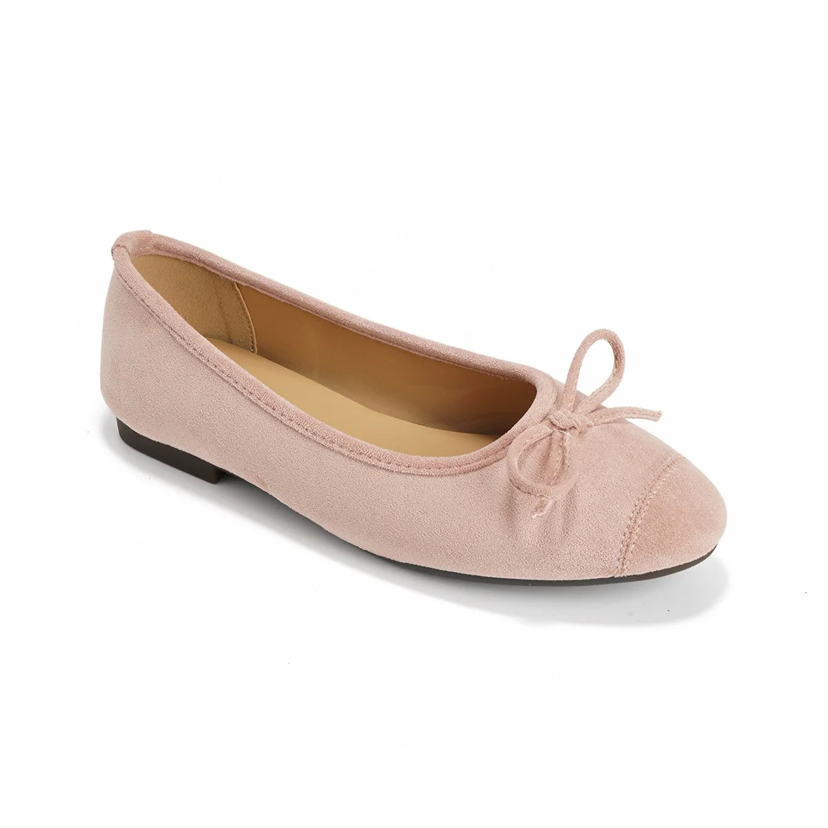Vista trasera de los zapatos de bailarina TULX