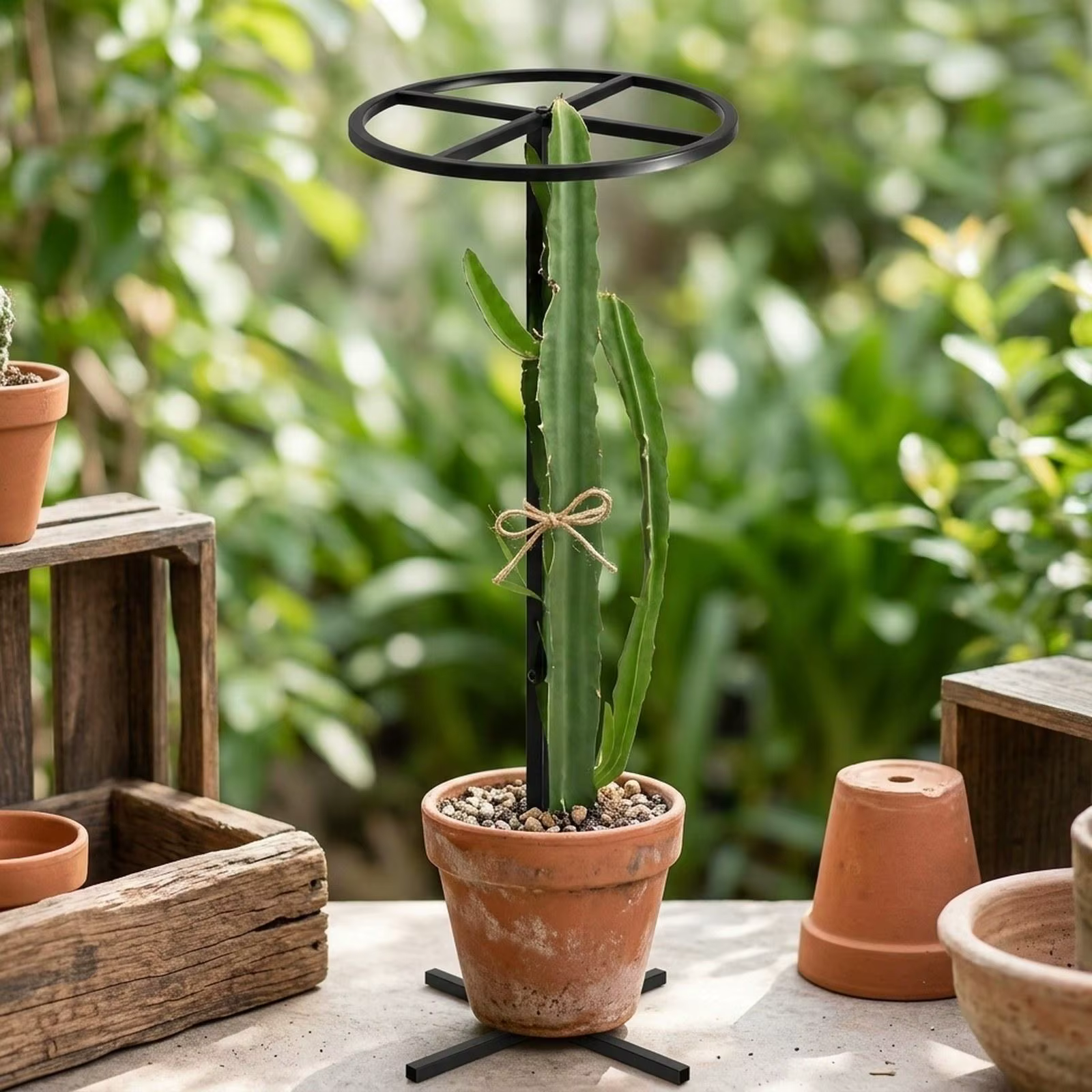 Enrejado desmontable ajustable para plantas trepadoras vertical, estable