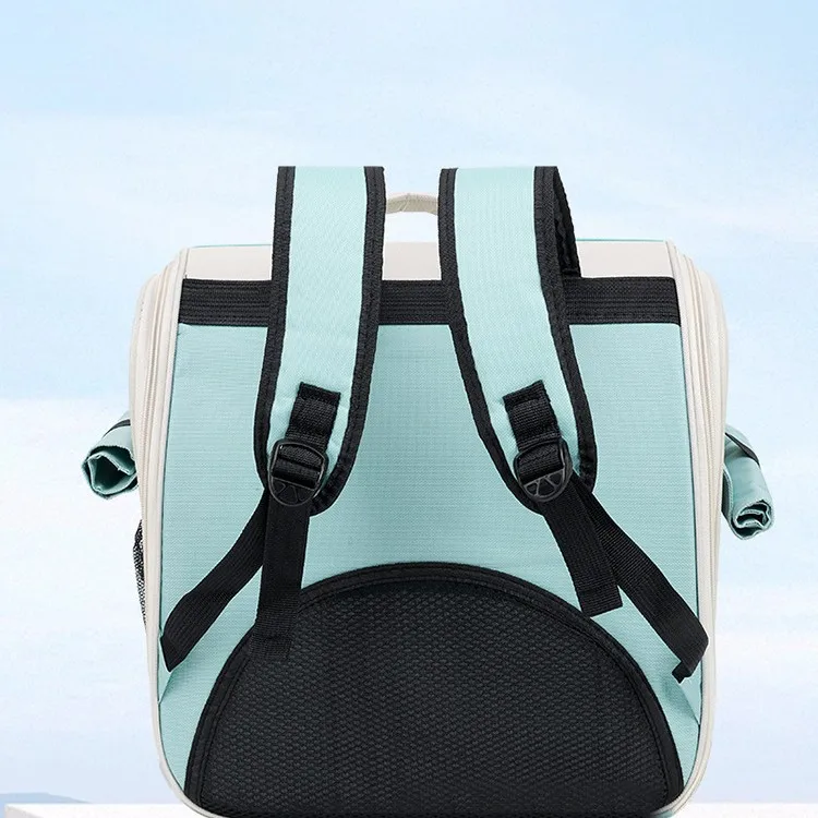 Mochila porta mascotas transpirable para gatos, gran capacidad exterior - imagen 3